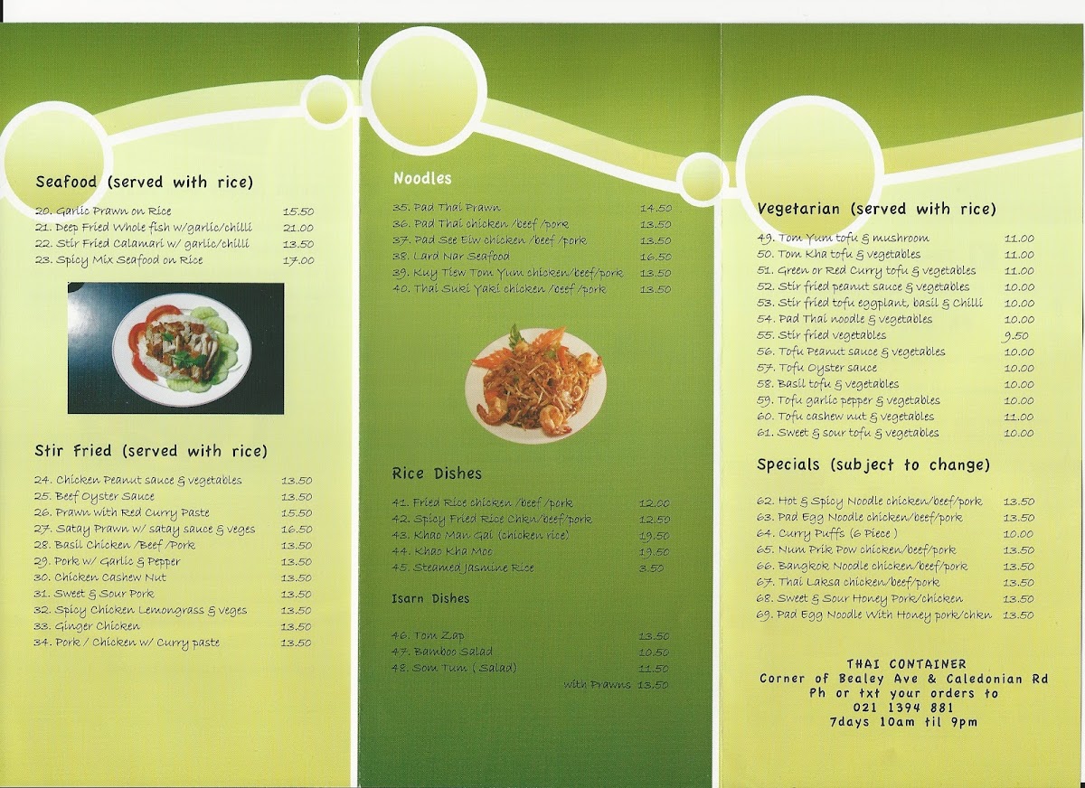 Menu Thai Container-9