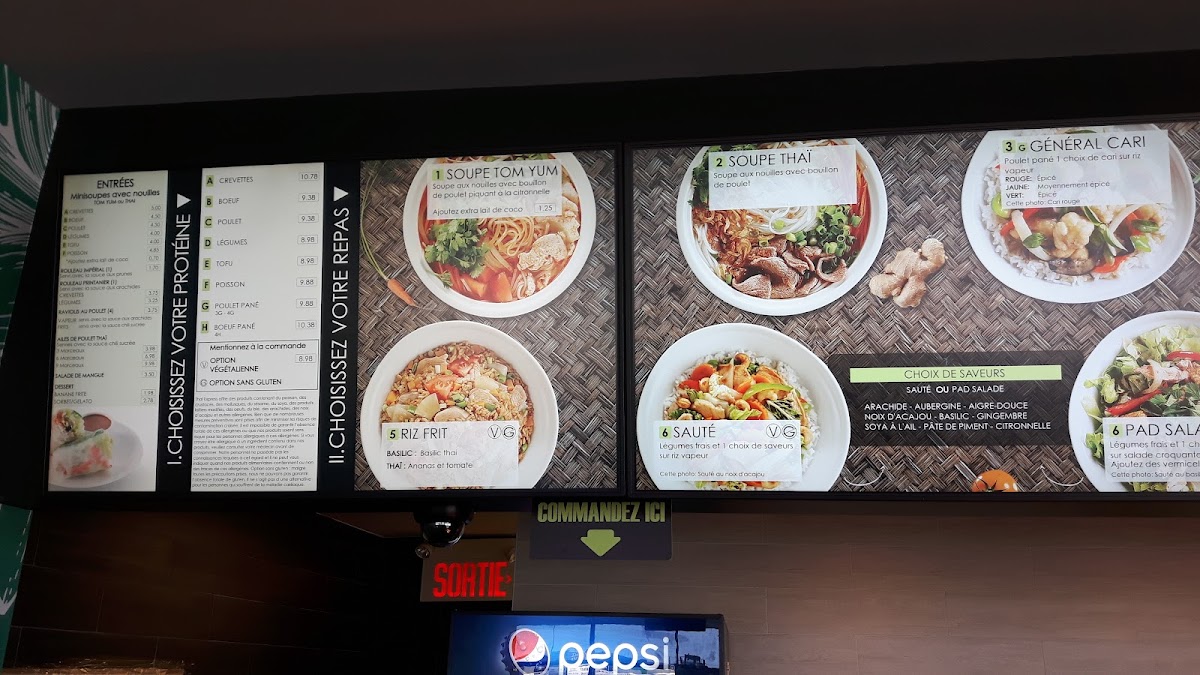Menu Thai Express Restaurant Drummondville-1