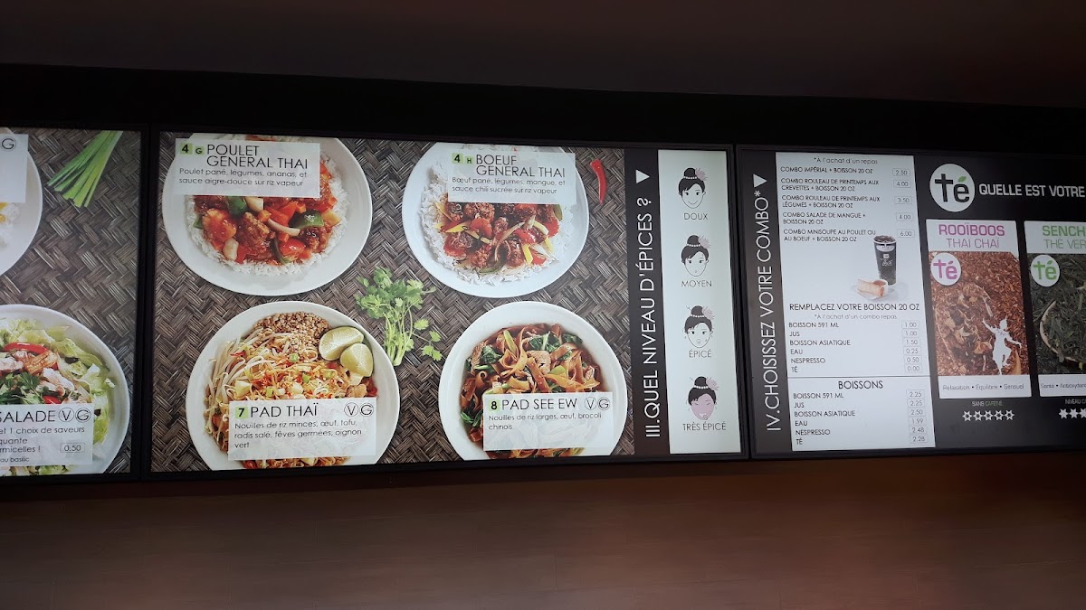 Menu Thai Express Restaurant Drummondville-3