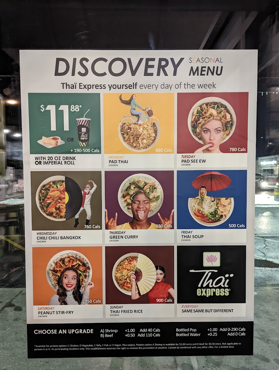 Menu Thai Express Restaurant Orleans-1