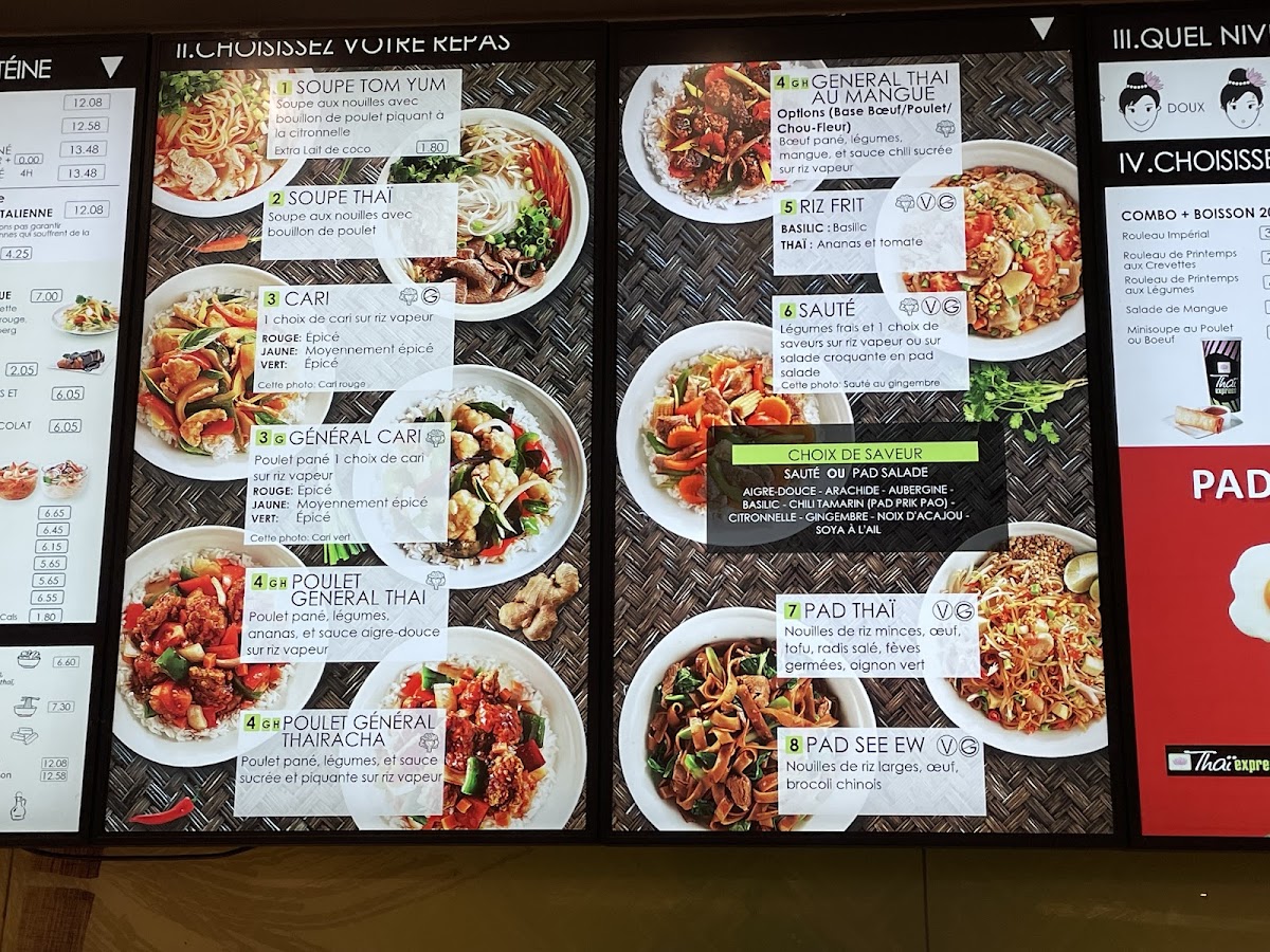 Menu Thai Express Restaurant Sherbrooke-3