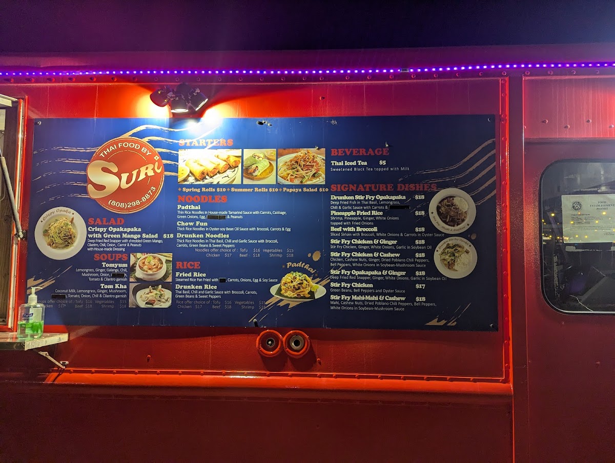 Menu Thai Food By Suri-2