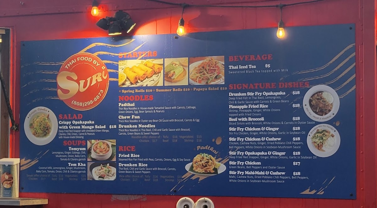 Menu Thai Food By Suri-4