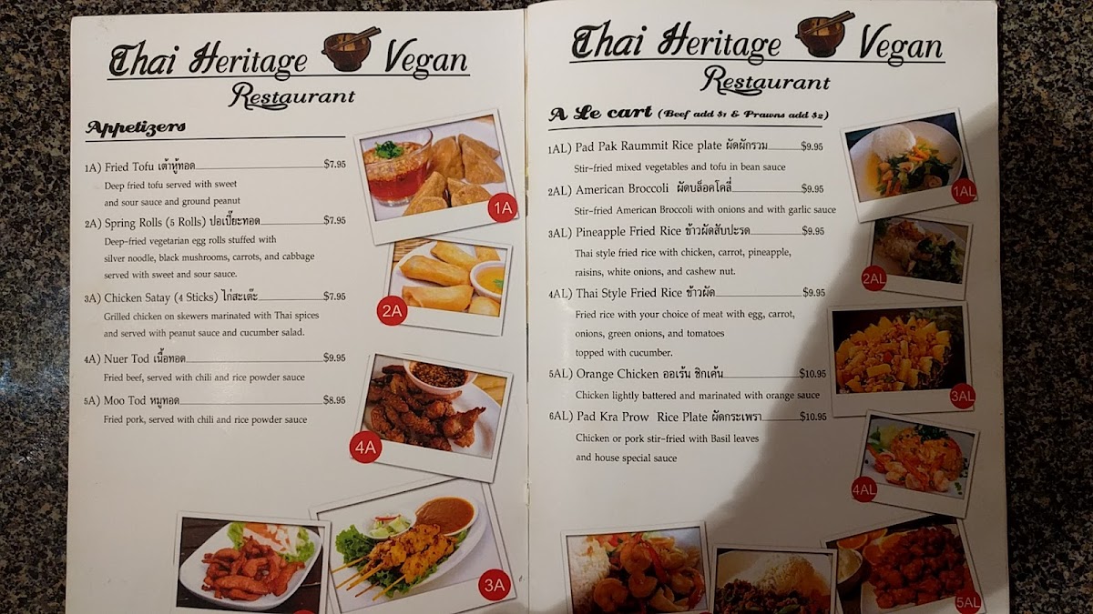Menu Thai Heritage And Vegan-2