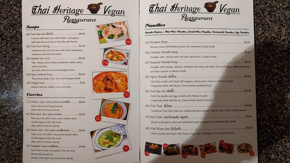 Menu Thai Heritage And Vegan-3