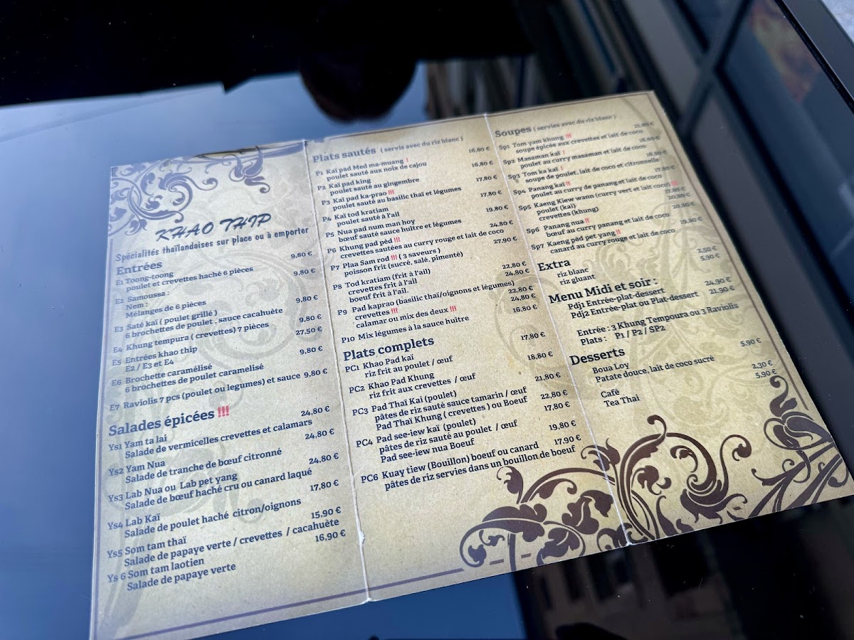 Menu Thai Khao Thip-3