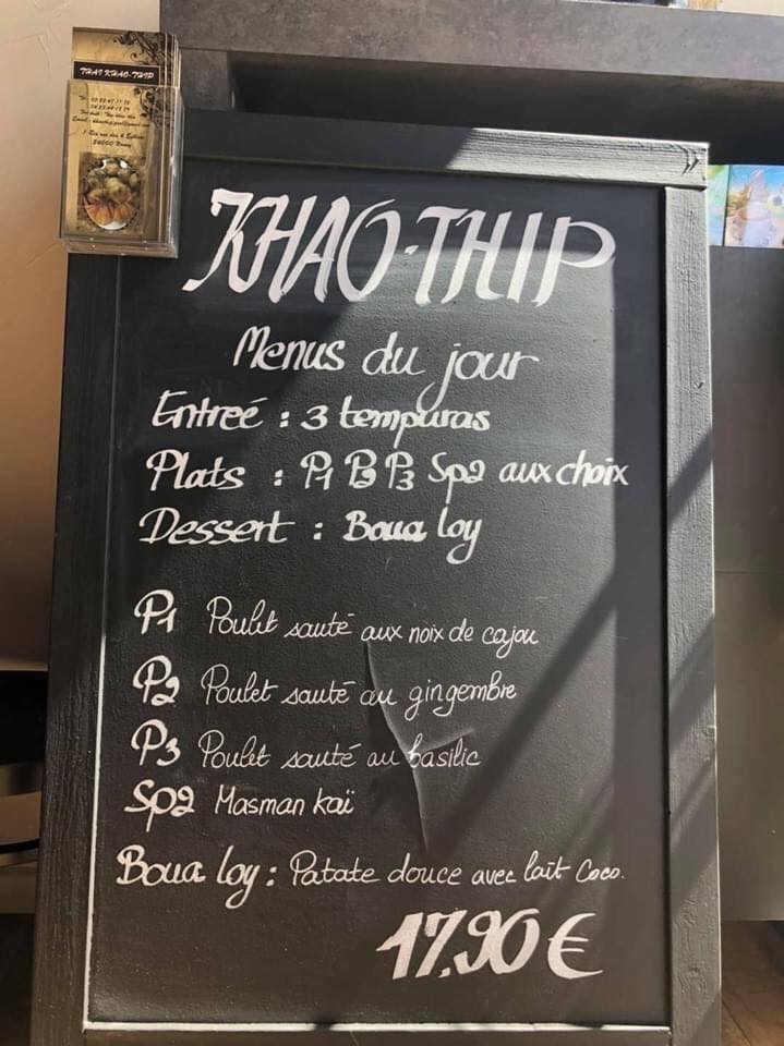Menu Thai Khao Thip-8