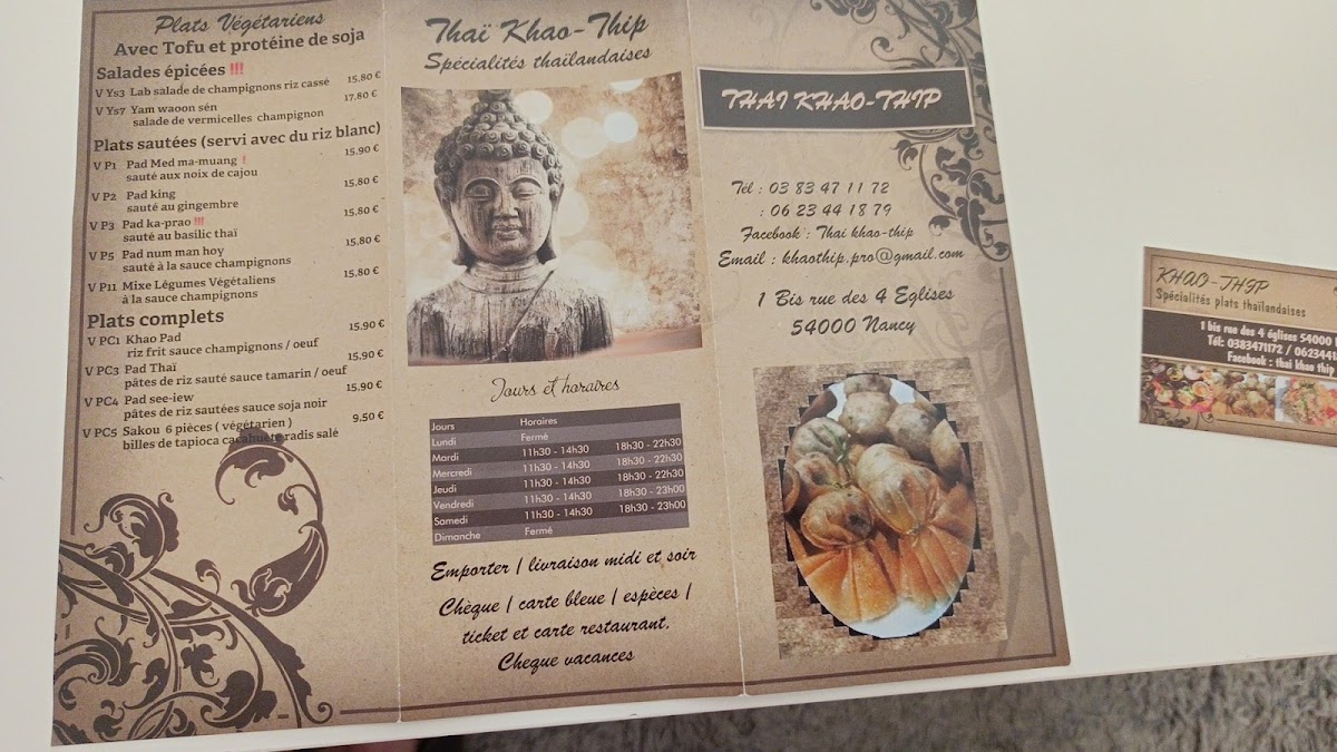 Menu Thai Khao Thip-9