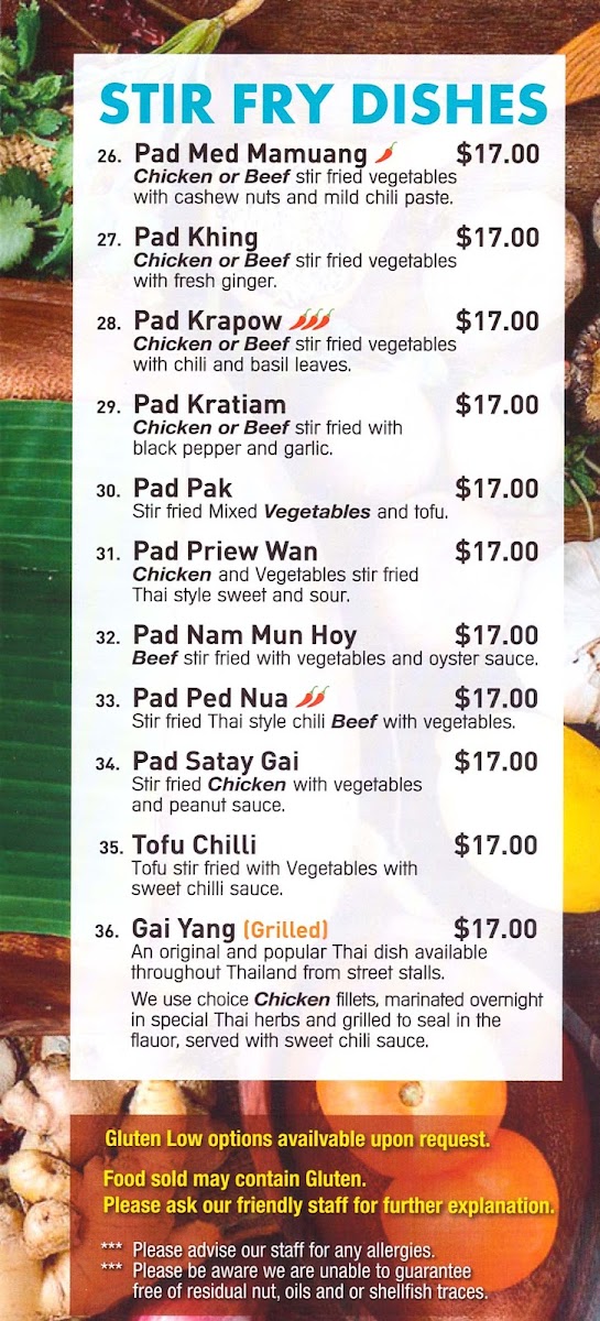 Menu Thai On Thames Restaurant-5