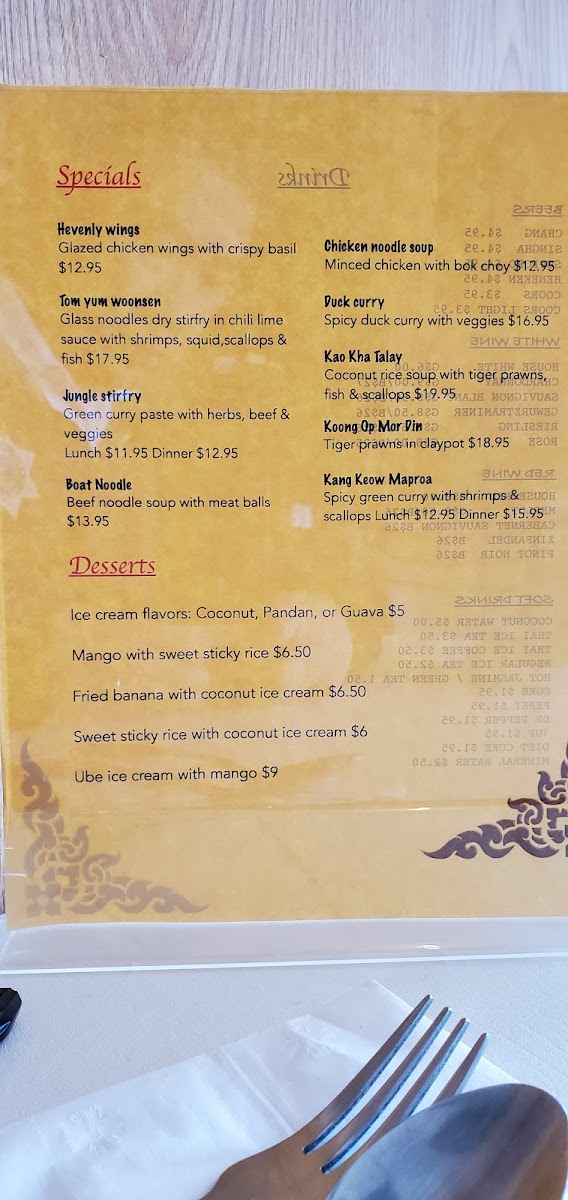 Menu Thai Orchid Cuisine-2