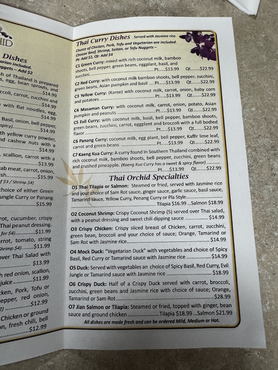 Menu Thai Orchid-5