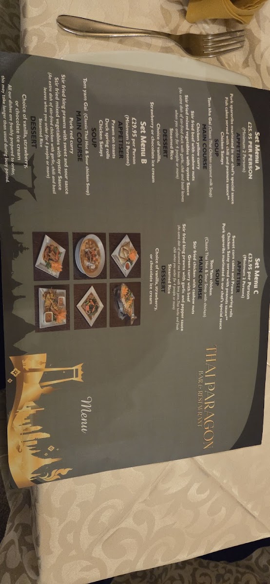 Menu Thai Paragon Restaurant & Bar-5