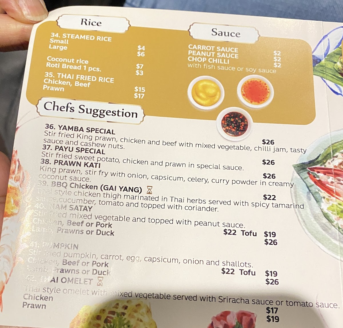 Menu Thai Payu Restaurant-2