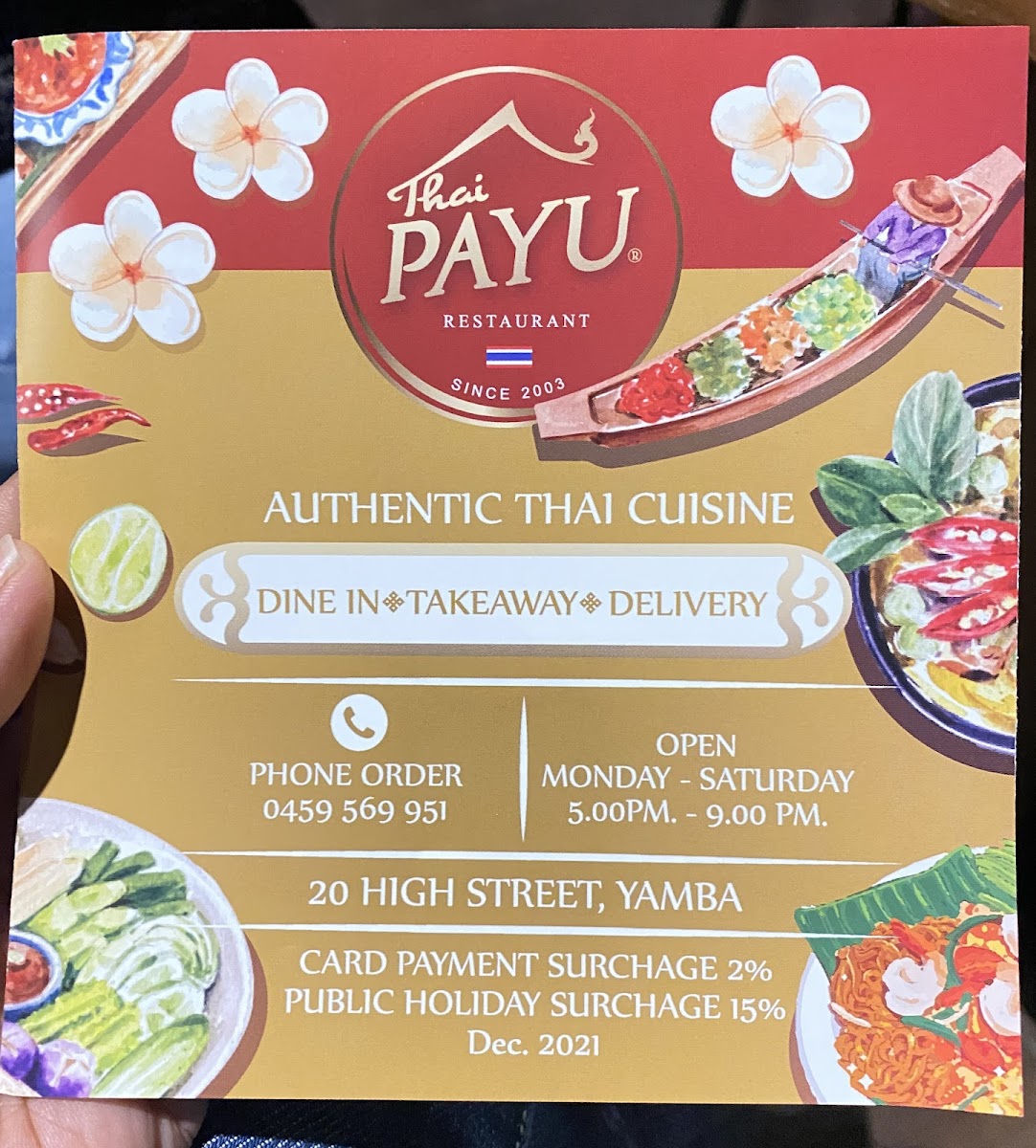 Menu Thai Payu Restaurant-6