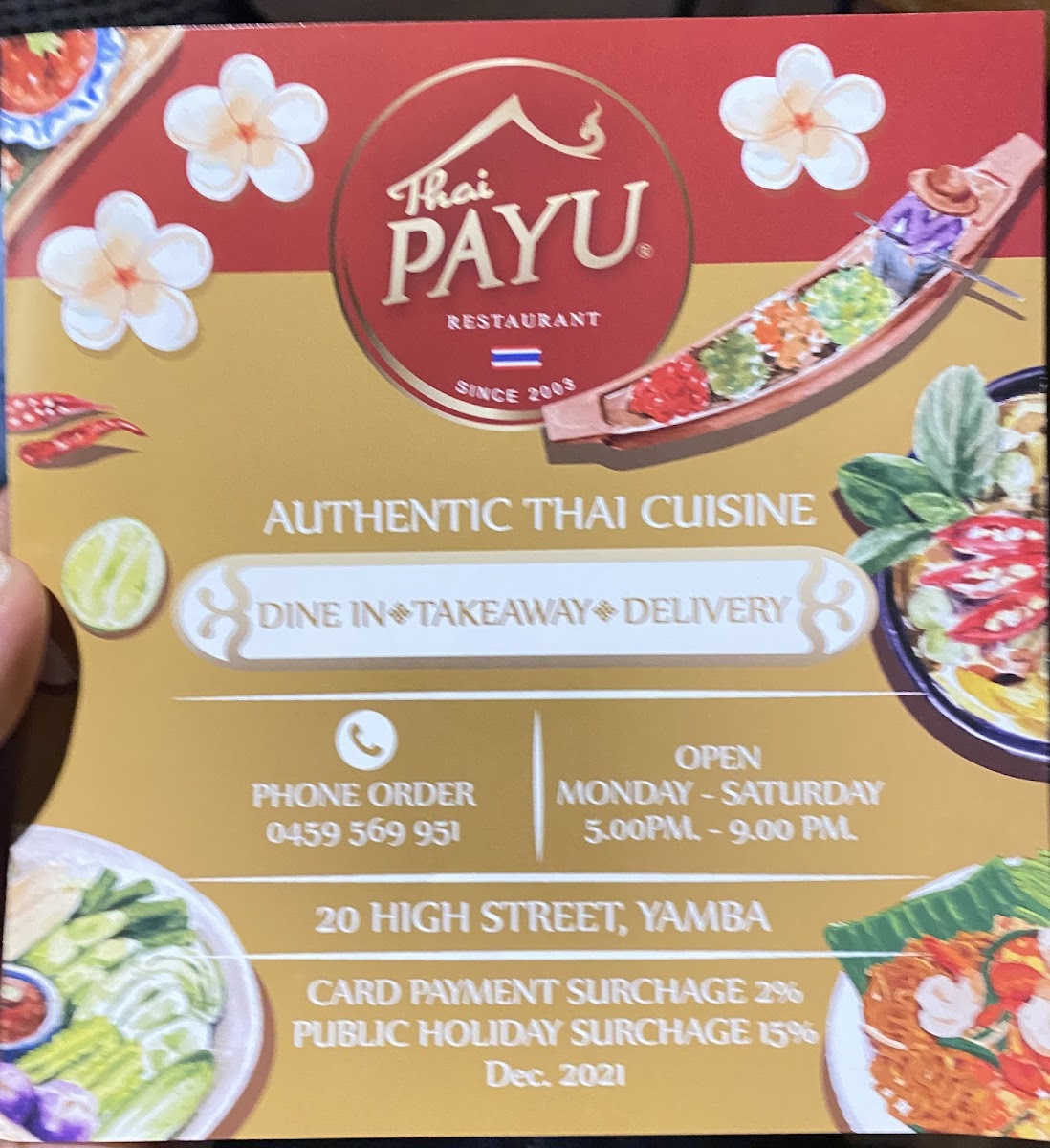 Menu Thai Payu Restaurant-8