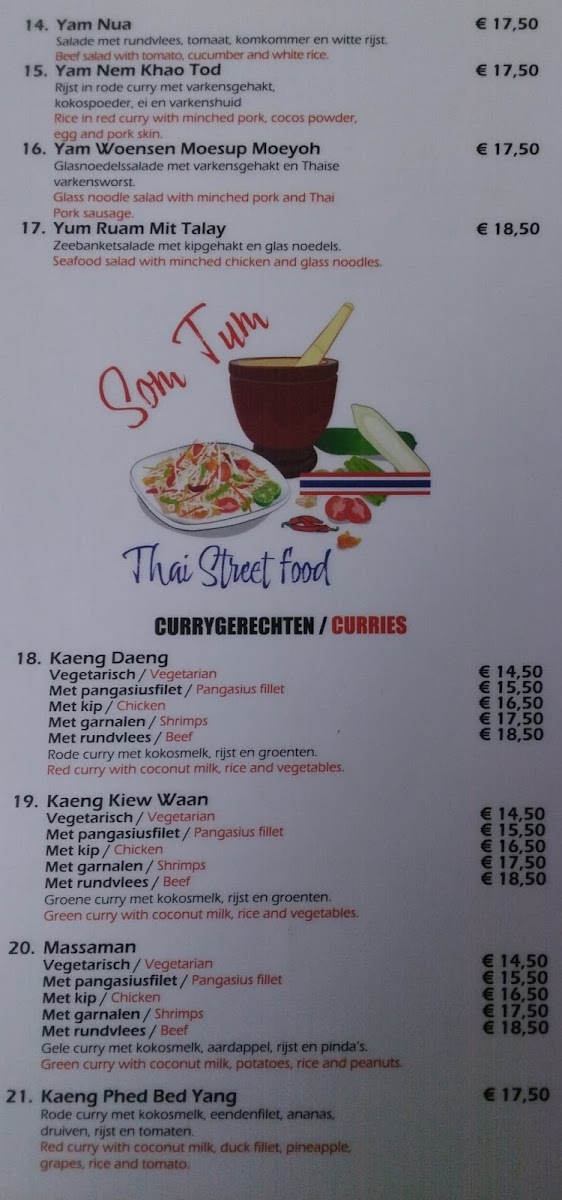 Menu Thai Pink Elephant-7