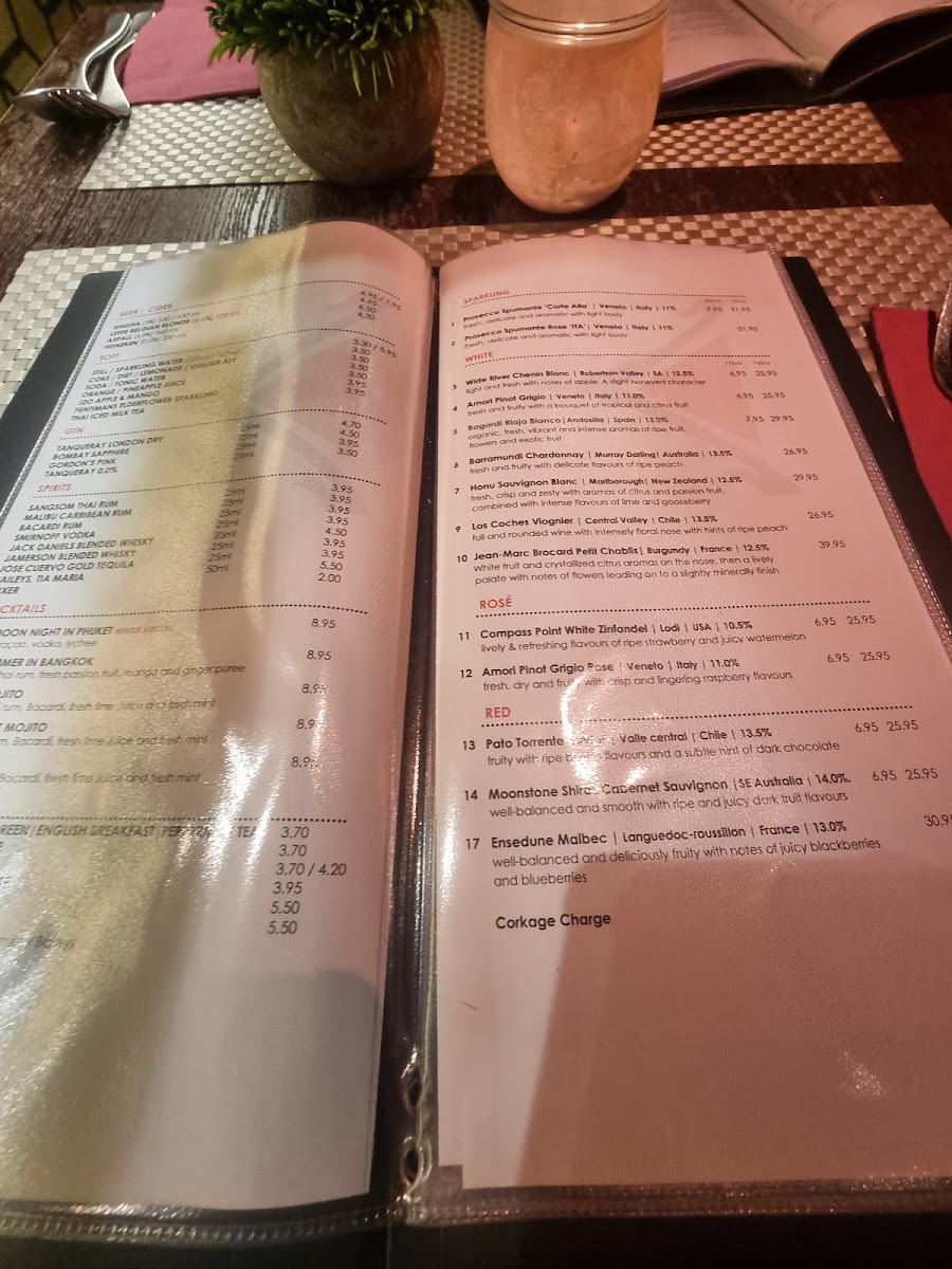Menu Thai Table-2