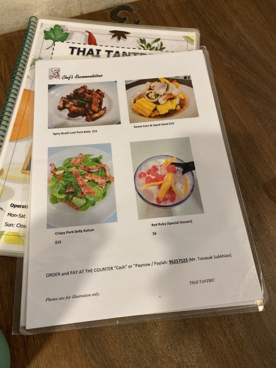 Menu Thai Tantric Authentic Thai Cuisine-8
