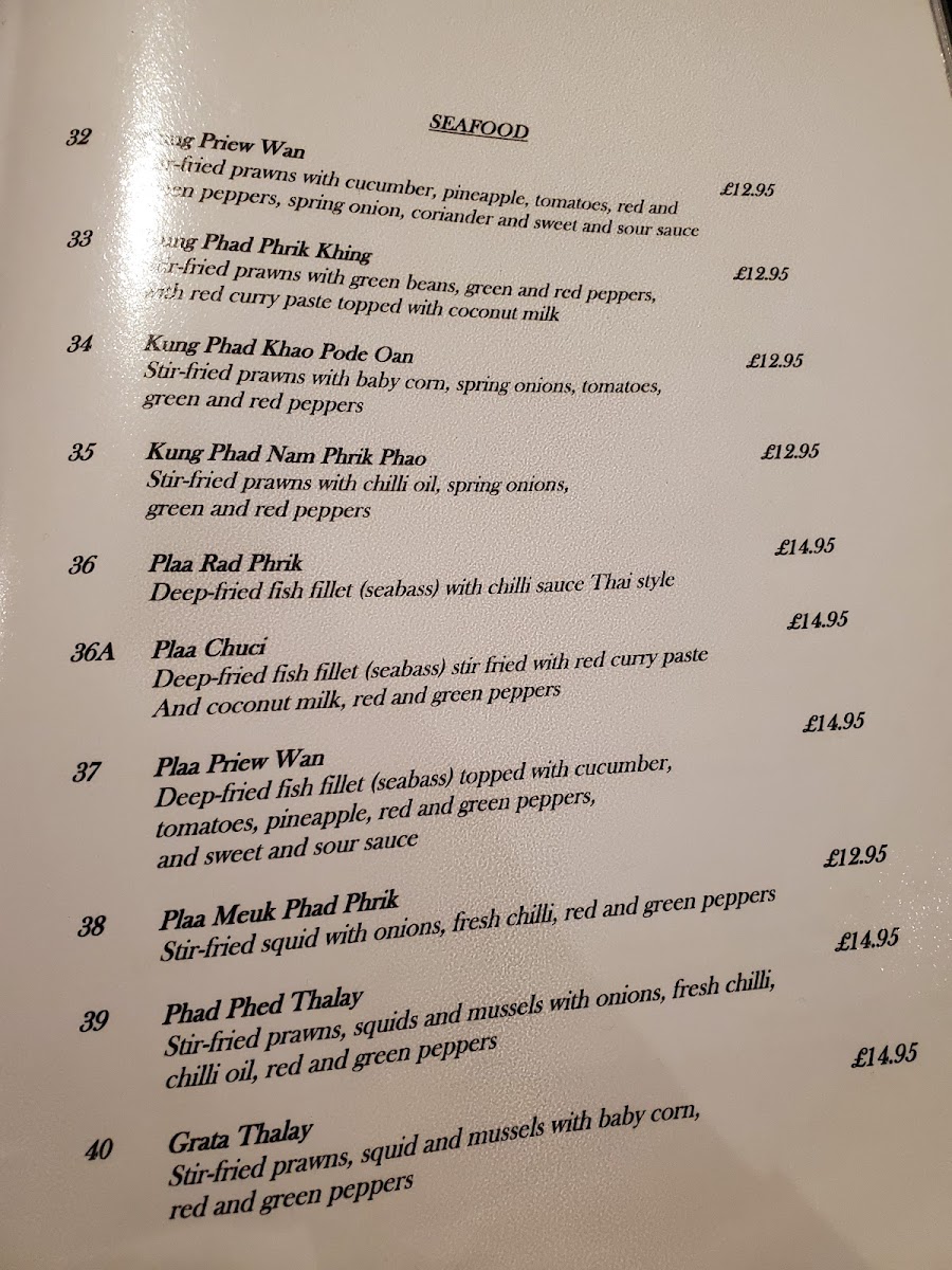 Menu Thai Village-2