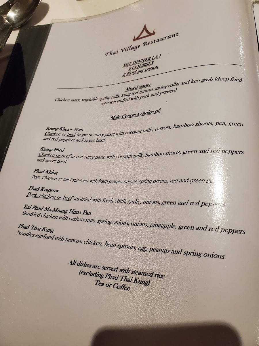 Menu Thai Village-4