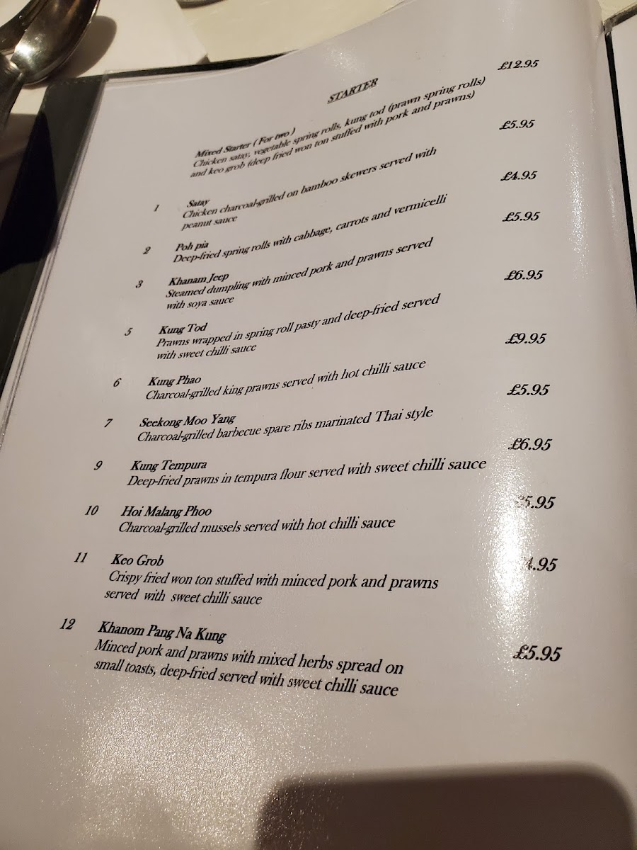 Menu Thai Village-7