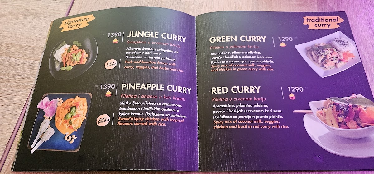 Menu Thai Zone-10
