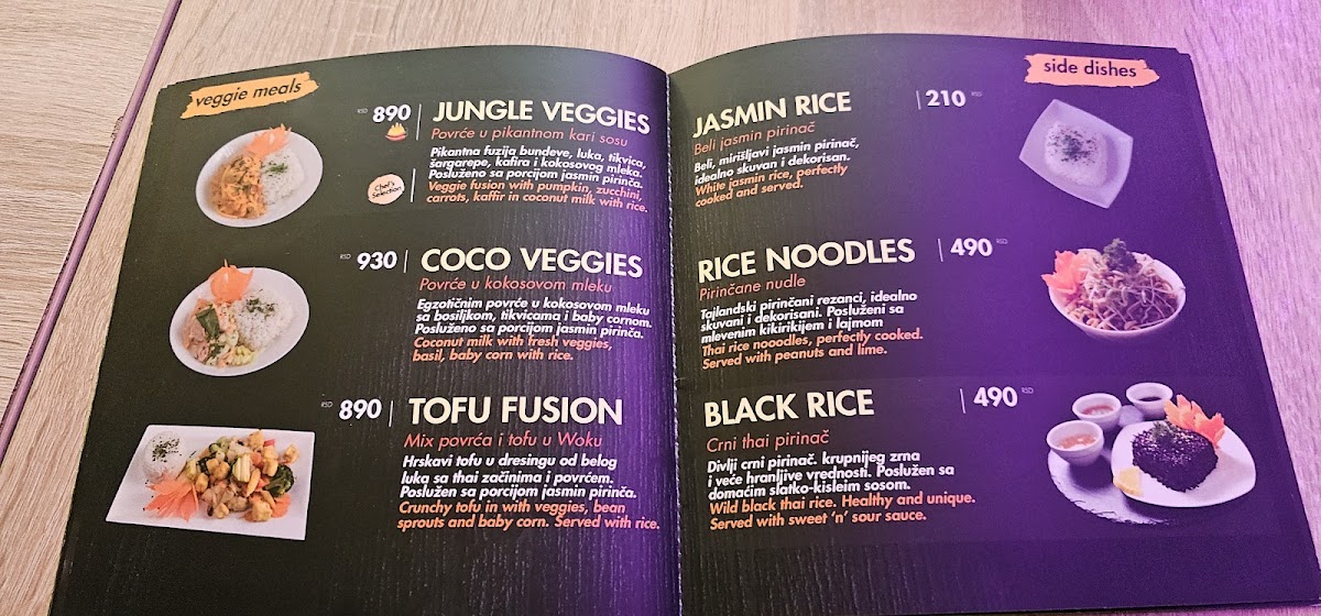 Menu Thai Zone-3