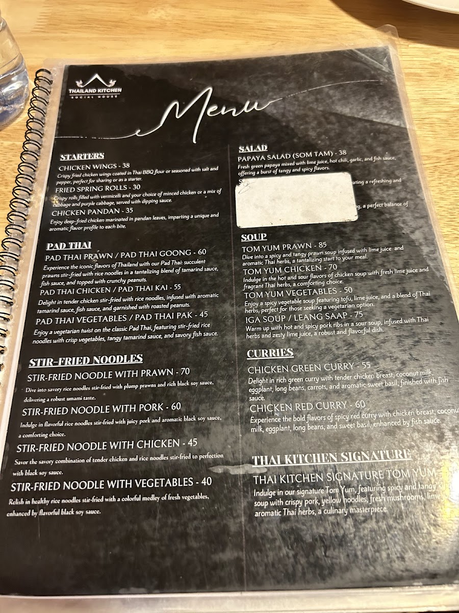 Menu Thailand Kitchen & Social House-8