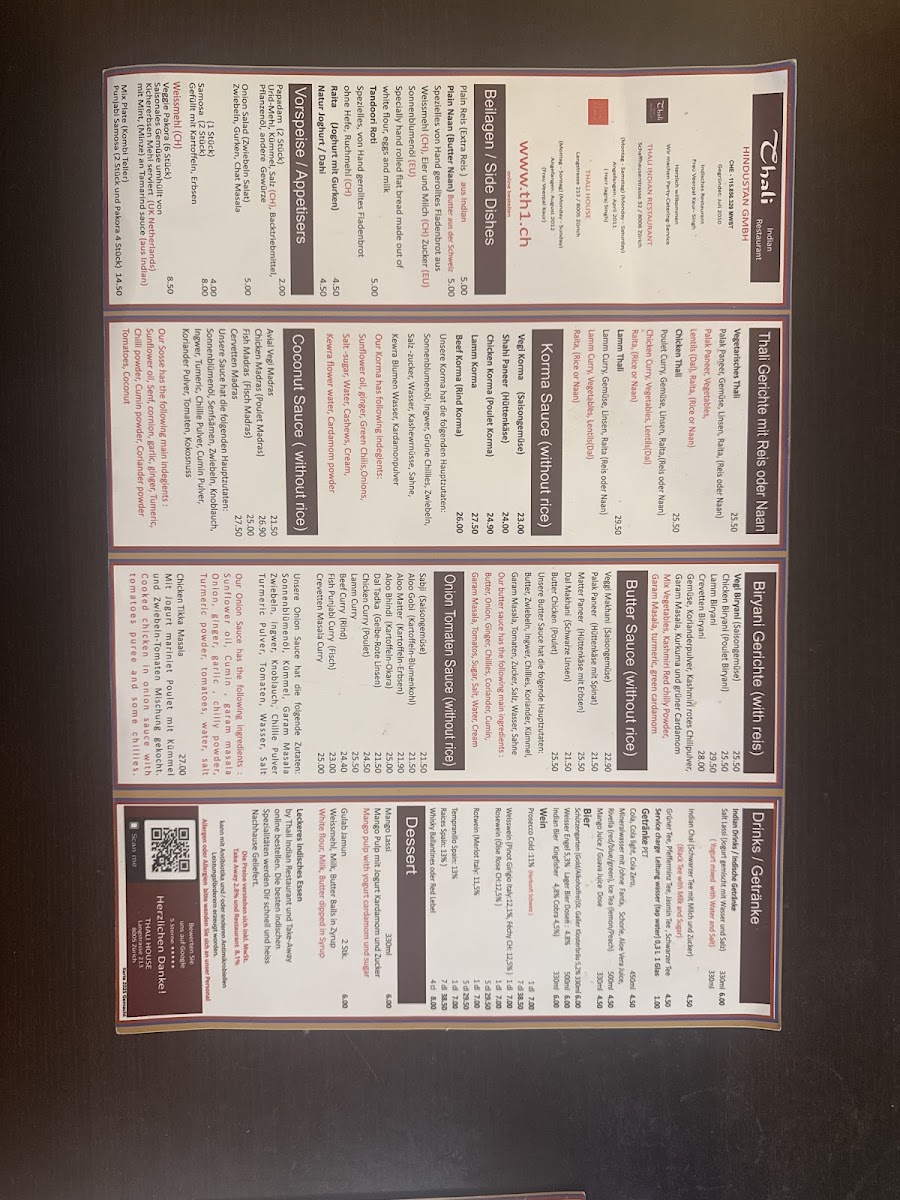 Menu Thali House-3