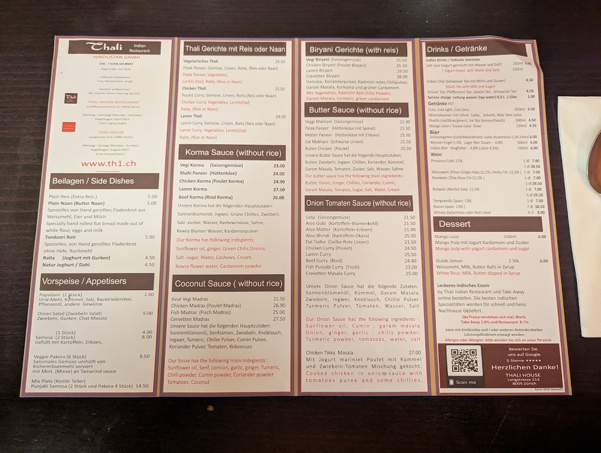 Menu Thali House-7