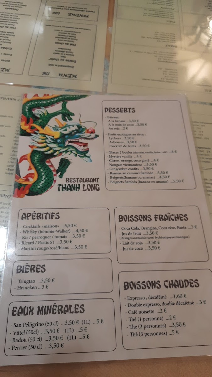 Menu Thanh Long Restaurant-5