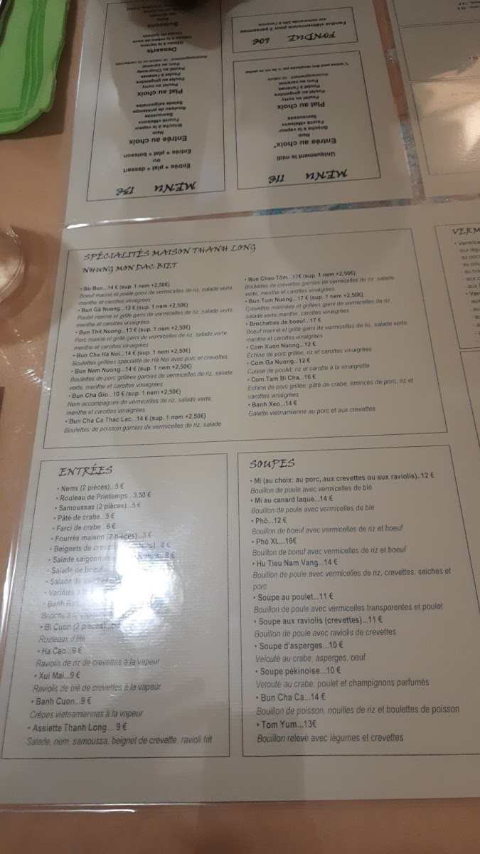 Menu Thanh Long Restaurant-6