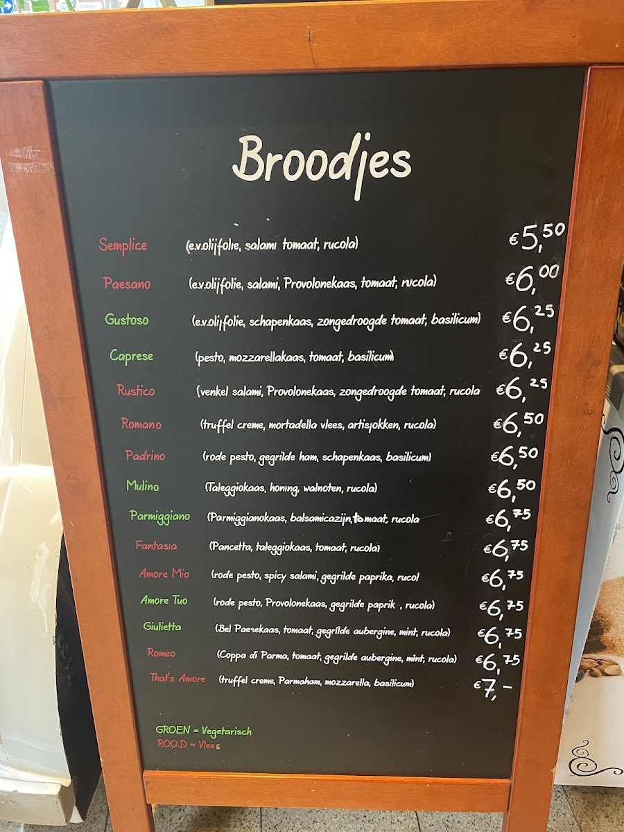 Menu That's Amore-3