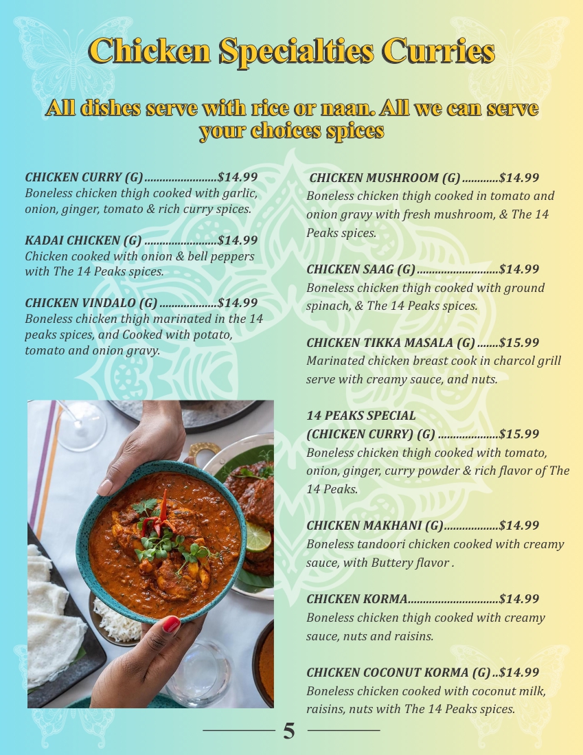 Menu The 14 Peaks-5