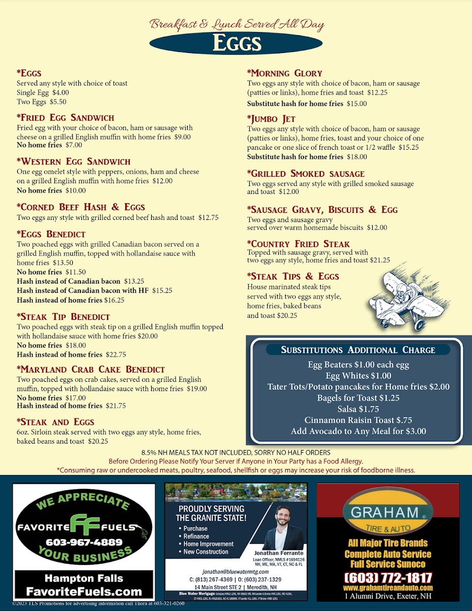 Menu The Airfield Cafe-4