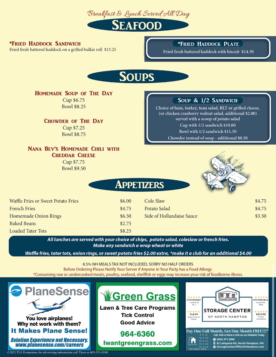 Menu The Airfield Cafe-6