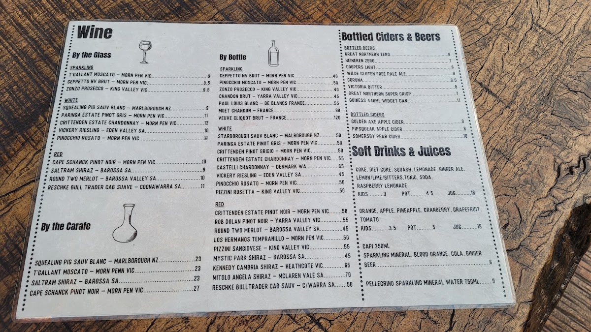 Menu The Amazing Grace-2