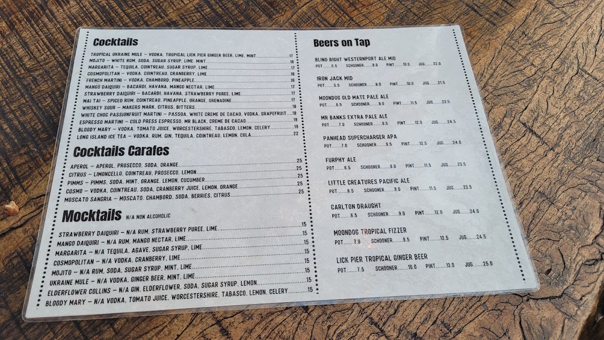 Menu The Amazing Grace-4
