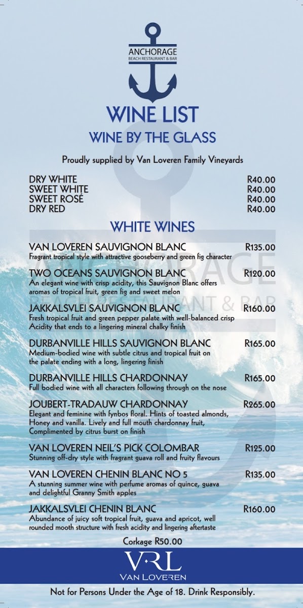 Menu The Anchorage Beach Restaurant & Bar-6