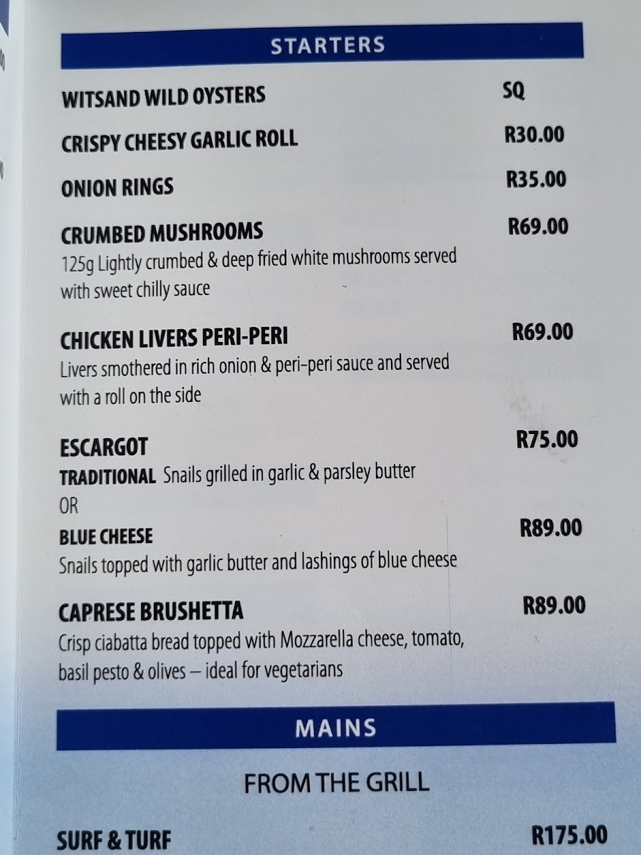 Menu The Anchorage Beach Restaurant & Bar-7