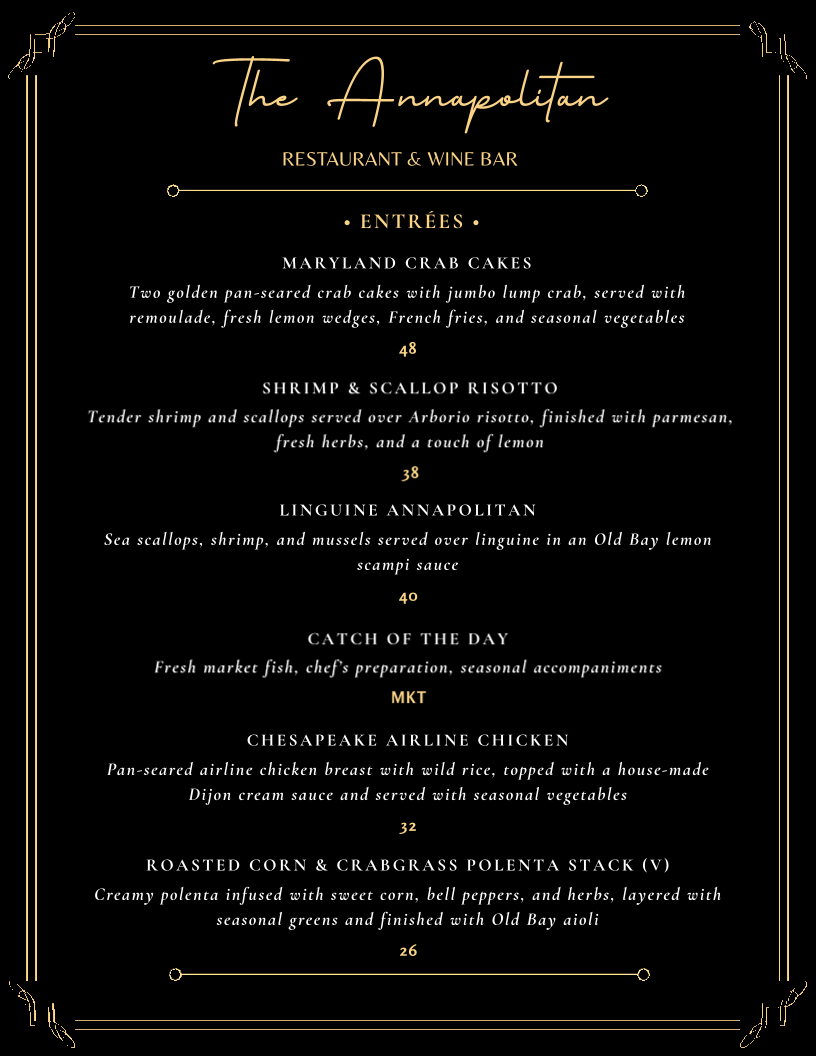 Menu The Annapolitan-3