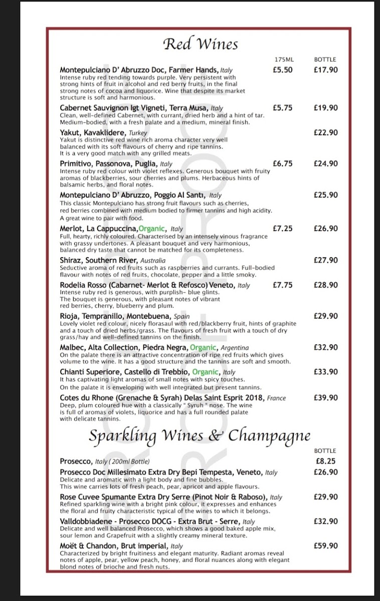 Menu The Arch Restaurant-7