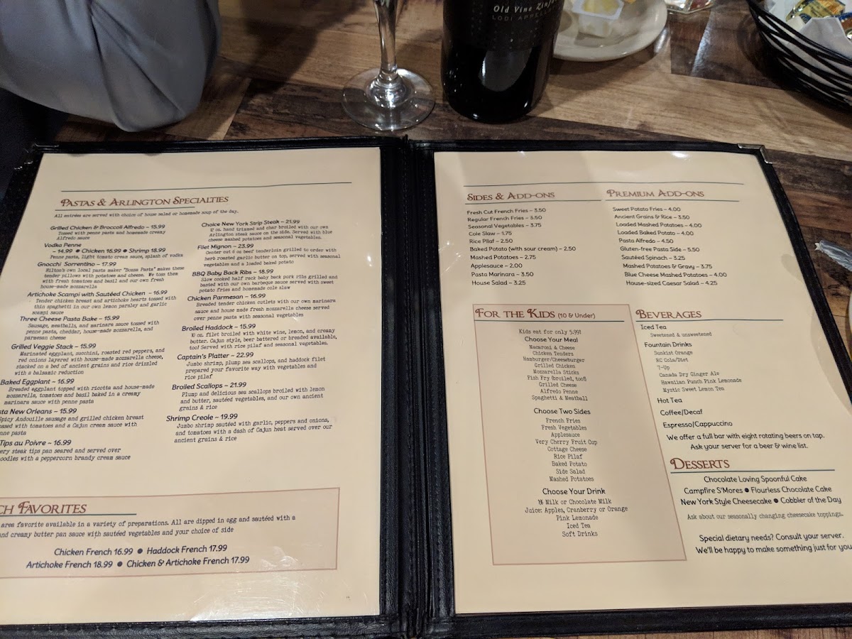 Menu The Arlington Gastropub-8