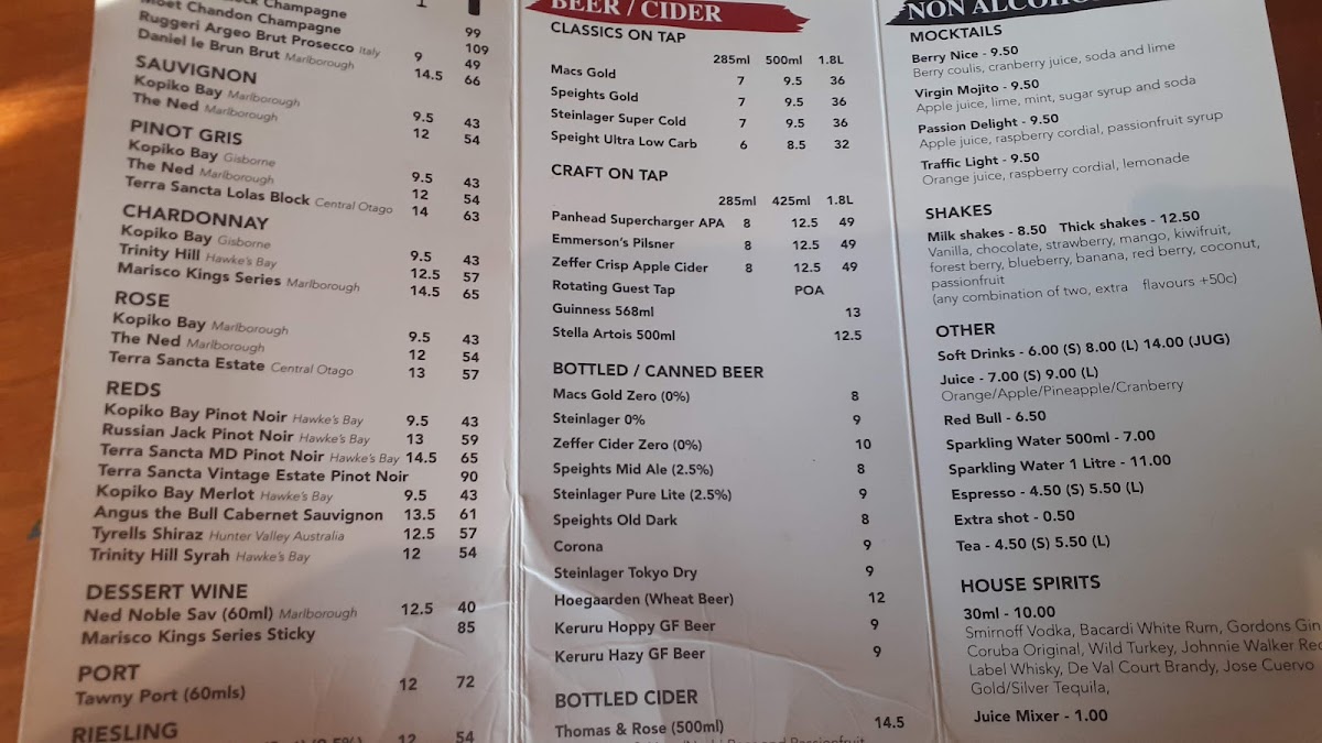 Menu The Attic Bar & Restaurant-6