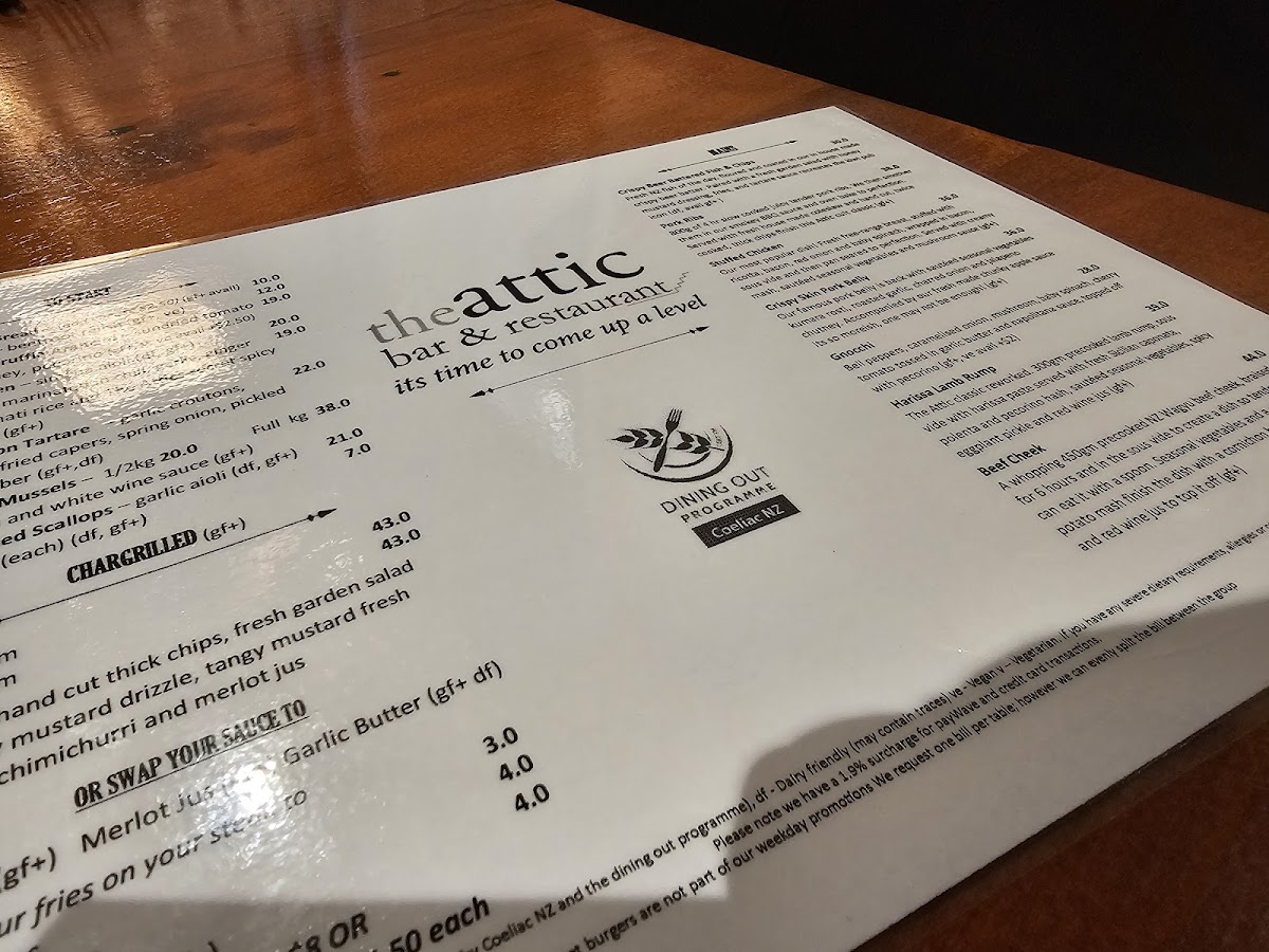 Menu The Attic Bar & Restaurant-8