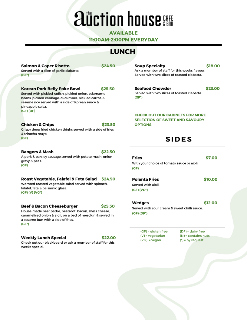 Menu The Auction House-2