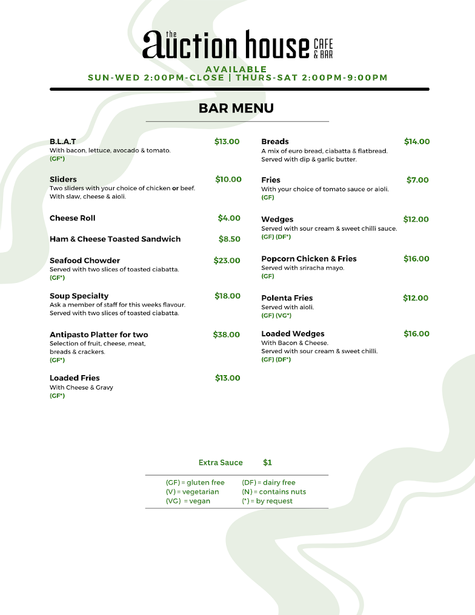 Menu The Auction House-3