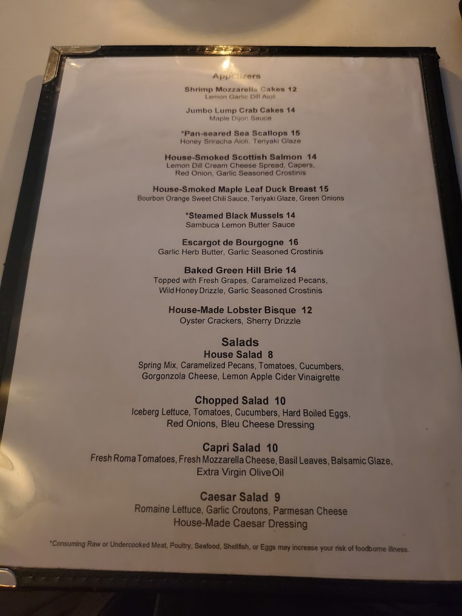 Menu The Back Burner Restaurant-5