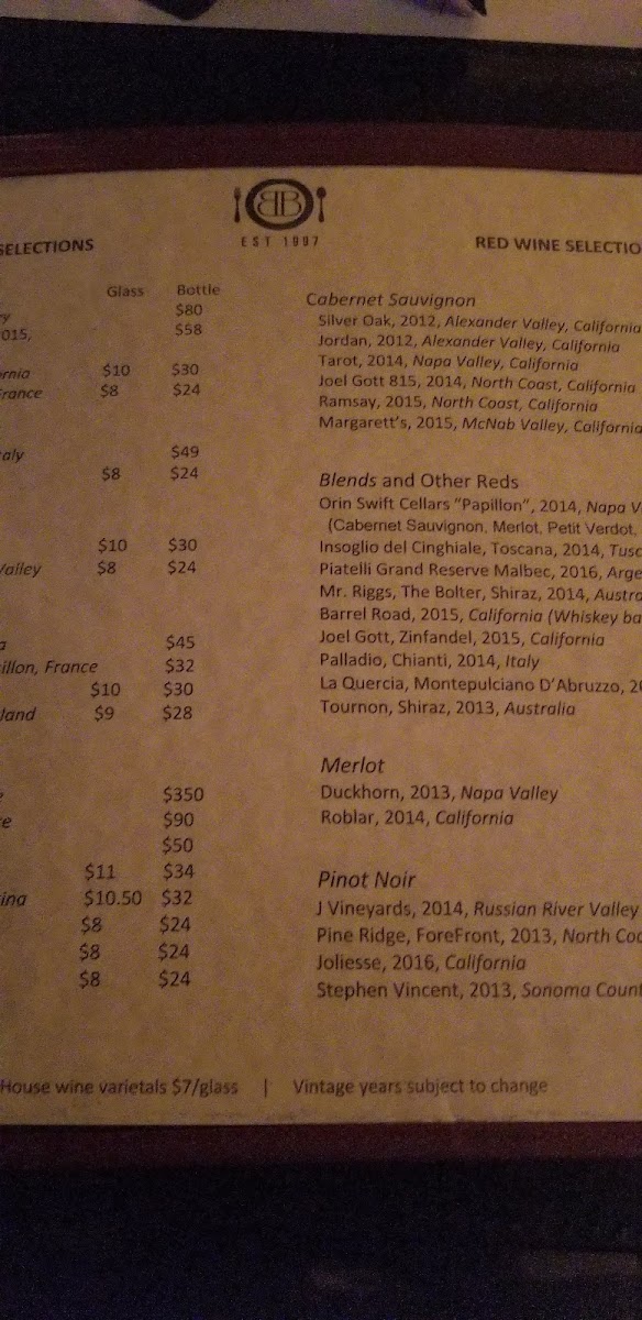 Menu The Back Burner Restaurant-9