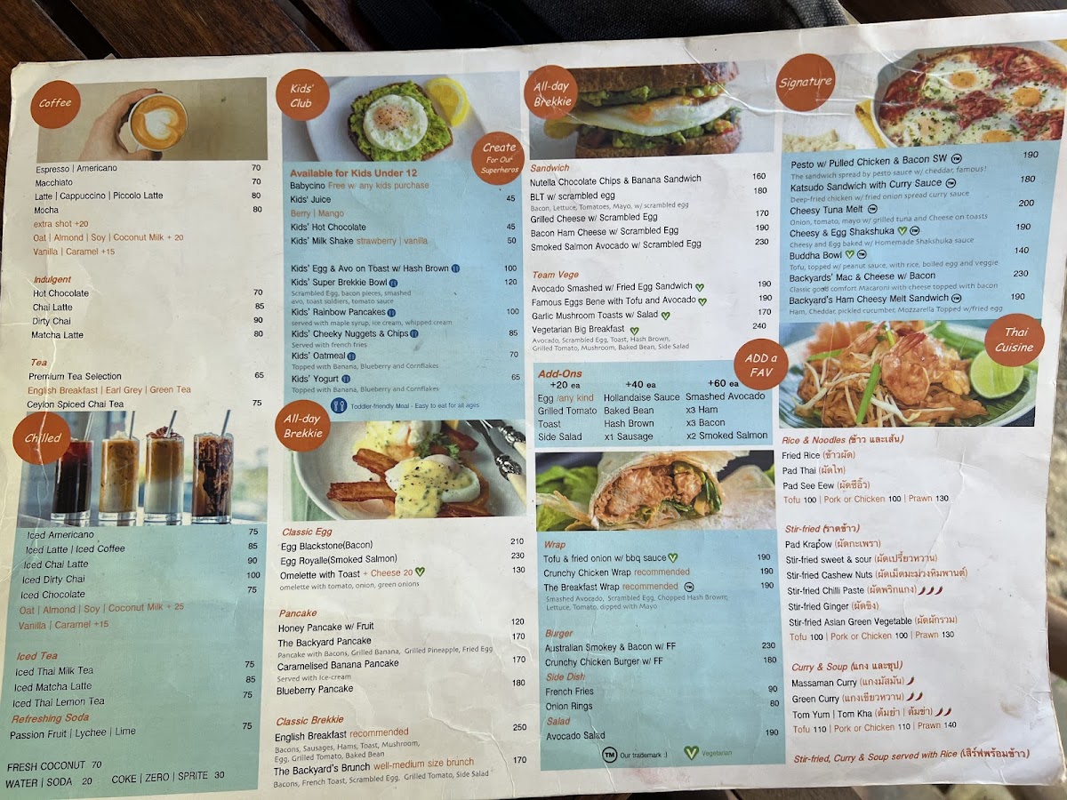 Menu The Backyard-9